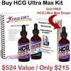 HCG Diet 3 Piece Kit Get Free Max Drops / Save 59% 