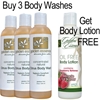 Citrus Body Wash - Buy 3 Get Body Lotion FREE 